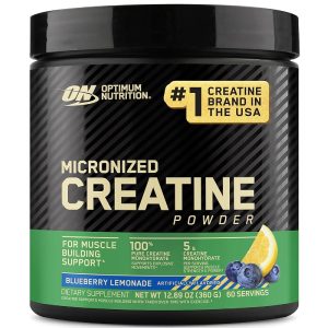 Creatine monohydrate supplement powder by Optimum Nutrition